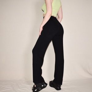 Vintage 90s Linea Louis Dell’olio Knit High Waist Flare Leggings